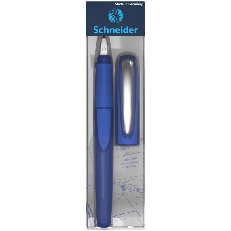 Pióro wieczne SCHNEIDER Ray, L, pud. plastikowe, niebieskie