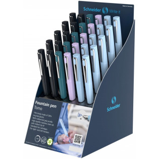 Display piór wiecznych SCHNEIDER Tomo, M, 30 szt., mix kolorów