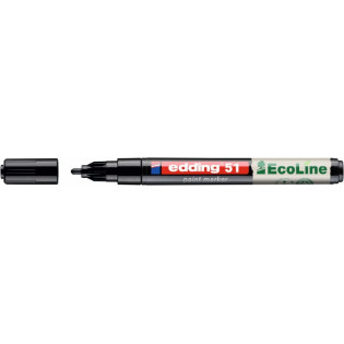 Marker olejowy na bazie wody e-51 EDDING EcoLine, 1-2mm, czarny