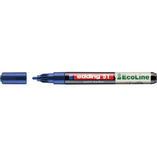 Marker olejowy na bazie wody e-51 EDDING EcoLine, 1-2mm, niebieski