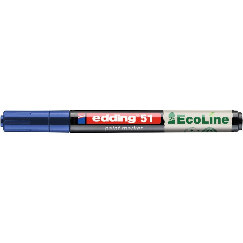 Marker olejowy na bazie wody e-51 EDDING EcoLine, 1-2mm, niebieski