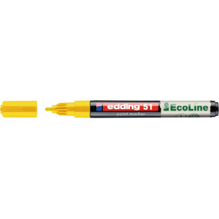Marker olejowy na bazie wody e-51 EDDING EcoLine, 1-2mm, żółty