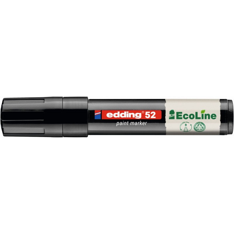 Marker olejowy na bazie wody e-52 EDDING EcoLine, 4-15mm, czarny