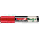Marker olejowy na bazie wody e-52 EDDING EcoLine, 4-15mm, czerwony