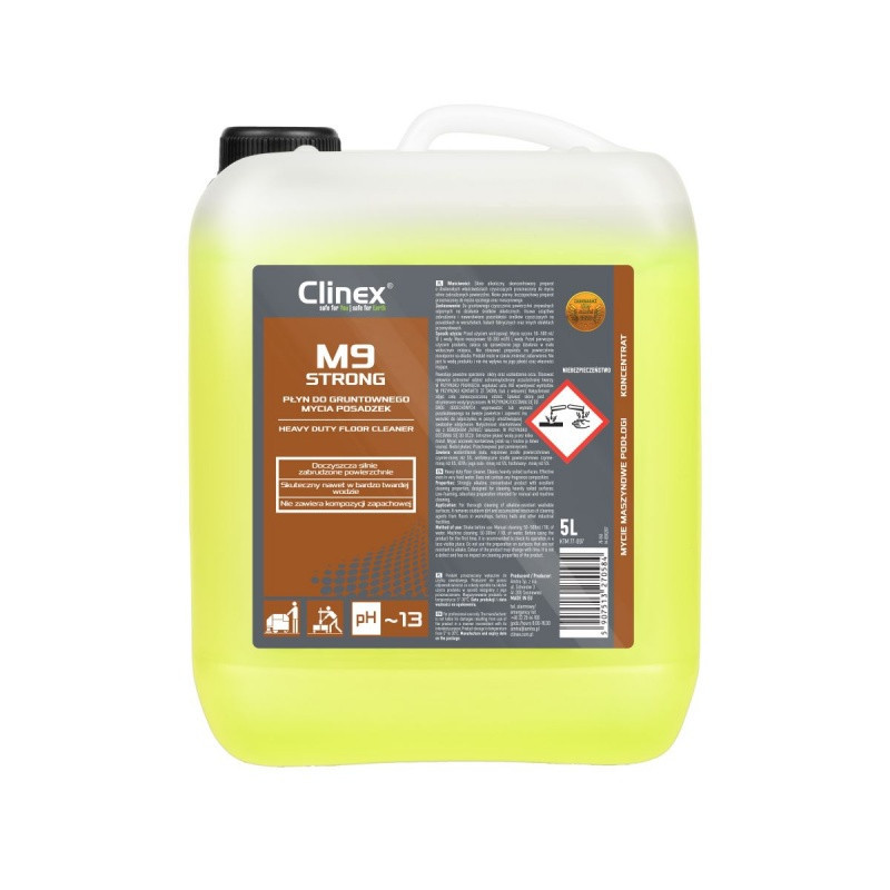 Płyn CLINEX M9 Strong, do gruntownego mycia posadzek, 5l