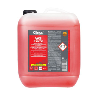 Preparat CLINEX W3 Forte, do mycia sanitariatów i łazienek, 10l