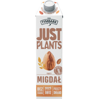 Napój roślinny TYMBARK Just Plants, owies-migdał, 1l