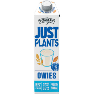 Napój roślinny TYMBARK Just Plants, owsiany, 1l