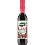 Syrop owocowy ŁOWICZ, malina z żurawiną, 400ml