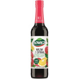 Syrop owocowy ŁOWICZ, malina z cytryną, 400ml