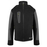 Kurtka przeciwdeszczowa BEESWIFT, ocieplana, rozm. 5XL, czarno/szara