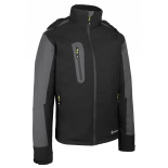 Kurtka przeciwdeszczowa BEESWIFT, ocieplana, rozm. 5XL, czarno/szara