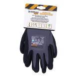 Rękawice DONAU SAFETY Flex-Dotted, kat. II, rozm. 7, szare