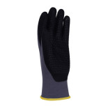 Rękawice DONAU SAFETY Flex-Dotted, kat. II, rozm. 8, szare