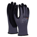 Rękawice DONAU SAFETY Flex-Dotted, kat. II, rozm. 10, szare