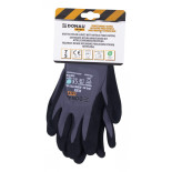 Rękawice DONAU SAFETY Flex, kat. II, rozm. 7, szare