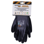 Rękawice DONAU SAFETY Flex, kat. II, rozm. 8, szare