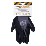 Rękawice DONAU SAFETY Flex, kat. II, rozm. 10, szare