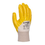 Rękawice DONAU SAFETY Nitrile 02, kat. II, rozm. 7, żółte