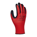 Rękawice DONAU SAFETY Super Latex, kat. II, rozm. 10, czerwone