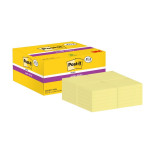 Karteczki samoprzylepne Post-it® Super Sticky (622-SSCY-24VP), 47,6x47,6mm, 21x90 kart.+3x90 kart. gratis, żółte