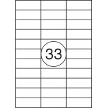 Etykiety OFFICE PRODUCTS, 70x25,4mm, białe, 100 ark.