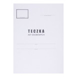 Teczka do akt osobowych OFFICE PRODUCTS, karton, A4, 300 gsm, biała