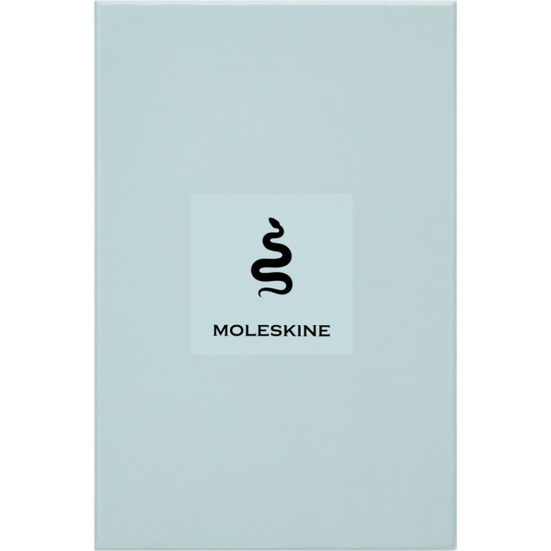 Notes MOLESKINE Snake 2025, L, synt. skóra węża, w linie, 13x21 cm, w pudełku, zielony