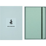 Notes MOLESKINE Snake 2025, L, synt. skóra węża, w linie, 13x21 cm, w pudełku, zielony