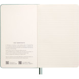 Notes MOLESKINE Snake 2025, L, synt. skóra węża, w linie, 13x21 cm, w pudełku, zielony