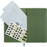 Notes MOLESKINE Snake 2025, L, synt. skóra węża, w linie, 13x21 cm, w pudełku, zielony