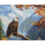 Diamentowa mozaika IDEYKA, 40x50cm, strażnik szczytu, 1 szt.