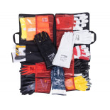 Prezenter sprzedaży DONAU SAFETY, z wyposażeniem, czarny