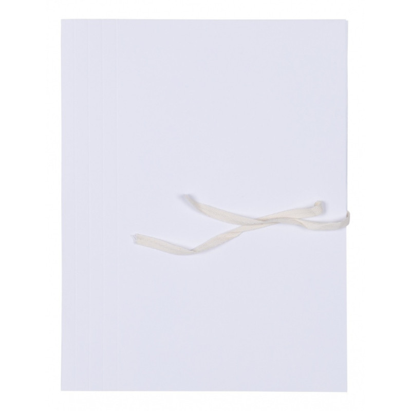 Teczka archiwizacyjna wiązana OFFICE PRODUCTS Budget Pro, 50mm, karton, biała wewn., A4, 250gsm, 3-skrz., biała