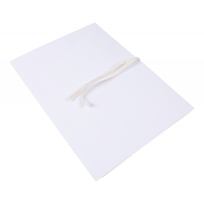 Teczka archiwizacyjna wiązana OFFICE PRODUCTS Budget Pro, 35mm, karton, biała wewn., A4, 250gsm, 3-skrz., biała