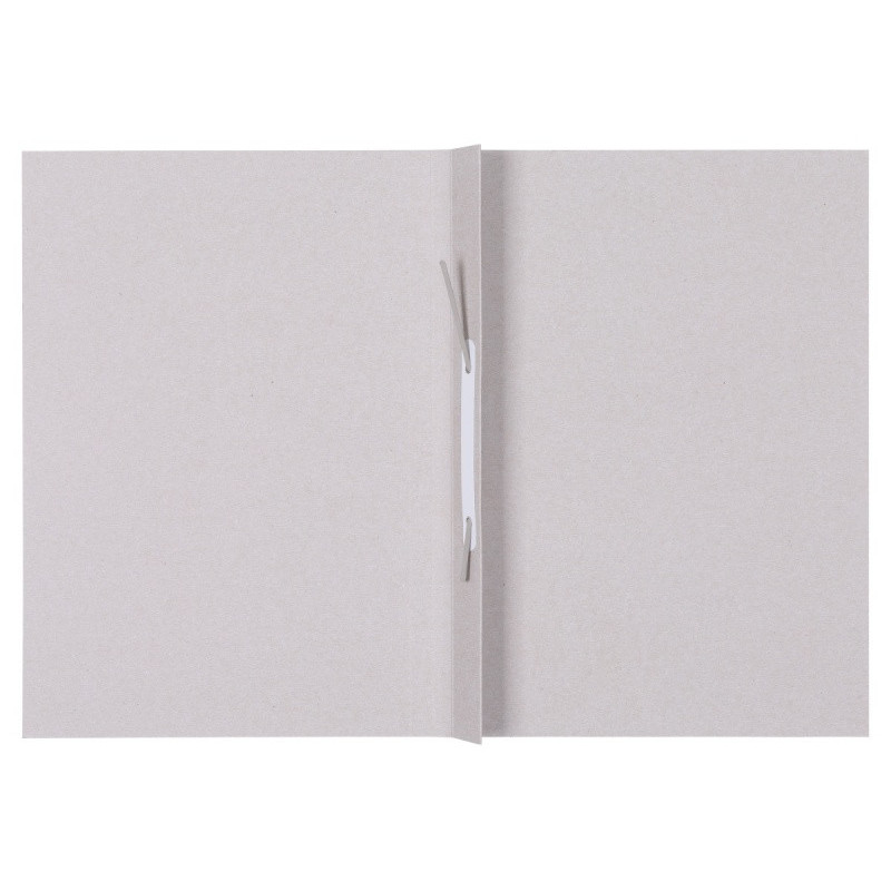 Skoroszyt OFFICE PRODUCTS Budget, karton, z fałdą, nadruk, A4, 250gsm, biały