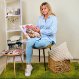 Malowanie po numerach IDEYKA&OCTO, 30x40cm, z glinką, elegancka kotka, 1 szt.