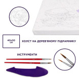 Malowanie po numerach IDEYKA&OCTO, 30x40cm, z glinką, tajemnica herbaty, 1 szt.