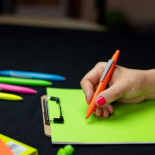 Długopis automatyczny SCHNEIDER Reco, M, blister, mix kolorów neonowych