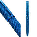Pióro kulkowe DIPLOMAT Viper, guilloche, niebieskie