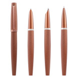 Pióro wieczne DIPLOMAT Viper, guilloche, F, brązowe