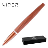 Pióro kulkowe DIPLOMAT Viper, guilloche, brązowe