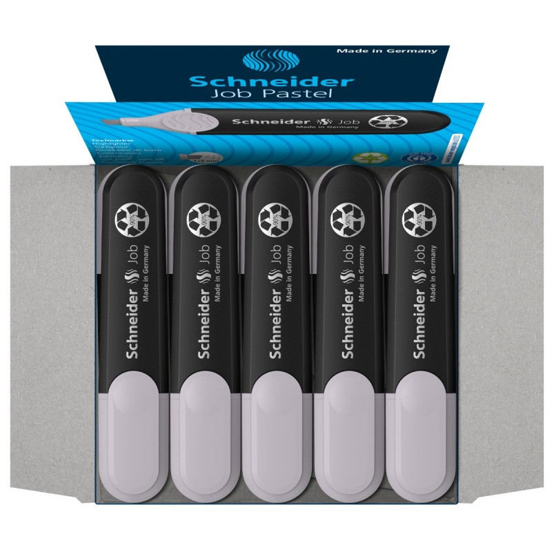 Zakreślacz SCHNEIDER Job Pastel, 1-5mm, szary taupe