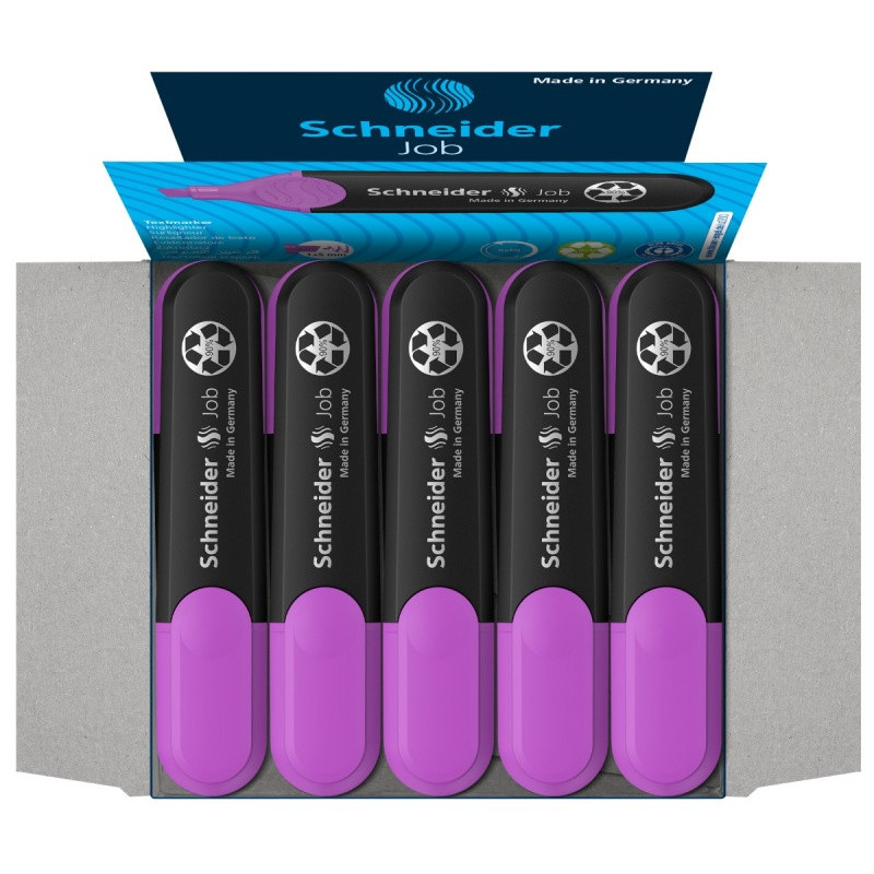 Zakreślacz SCHNEIDER Job, 1-5mm, jasnofioletowy
