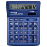 Kalkulator biurowy DONAU TECH, CI-SDC444XRNVE, 12-cyfr. wyświetlacz, wym. 190x143x40 mm, granatowy