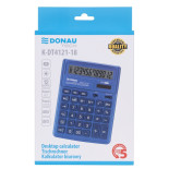 Kalkulator biurowy DONAU TECH, CI-SDC444XRNVE, 12-cyfr. wyświetlacz, wym. 190x143x40 mm, granatowy