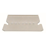 Zakładka indeksowa do teczek zawieszkowych DONAU, 5 szt., biała