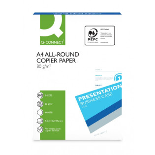 Papier ksero Q-CONNECT All-Round, A4, klasa C, 80gsm, 500 ark.