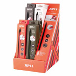 Ołówek wieczny APLI Infinite, HB, 1 szt., pudełko kart. z zawieszką, mix kolorów 2