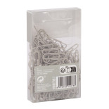 Spinacze okrągłe APLI Up North, 28mm, 140szt., pudełko z zawieszką, szare